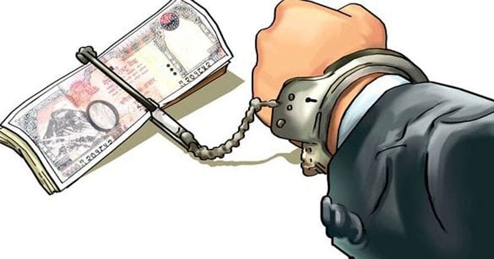 ६ हजार घुससहित सशस्त्रका इन्स्पेक्टर र हवल्दार पक्राउ