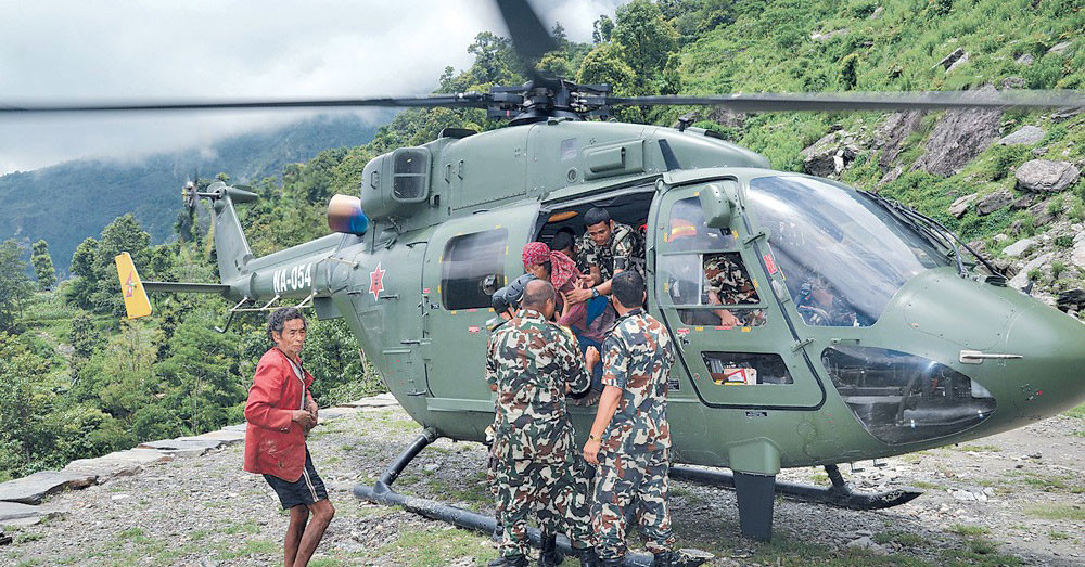 ३ वर्षमा ३५० गर्भवती तथा सुत्केरीको हवाई उद्धार