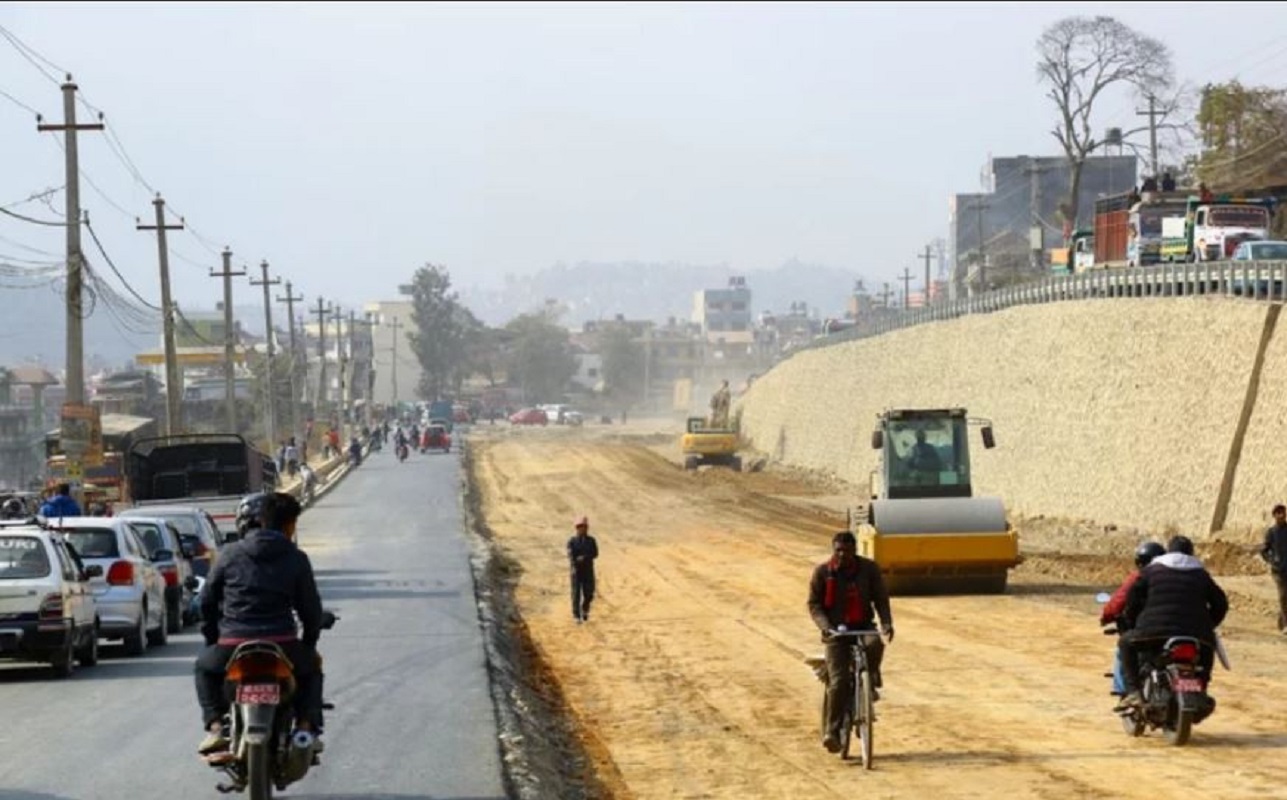 निर्माण सुरु भएको साढे छ वर्षमा पनि सकिएन नख्खु-बुङमती सडक