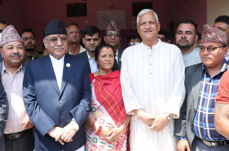 लेखराज निवास पुगेर प्रचण्डले भने- यो घरसँग मेरो ४० वर्षदेखिको सम्बन्ध छ