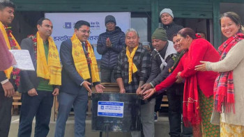 घान्द्रुक फोहोर व्यवस्थापनको लागि ज्योति विकास बैंकको सहयोग