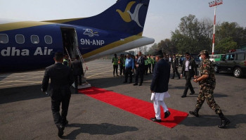 प्रधानमन्त्री प्रचण्ड धनगढी प्रस्थान