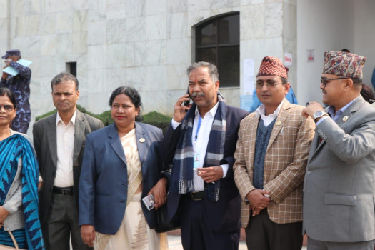 संसद् भवन परिसरमा उपराष्ट्रपति निर्वाचनको चहलपहल [तस्बिरहरू]