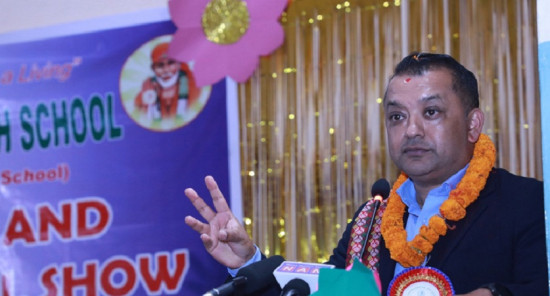परीक्षाको तनाव नदिइ हाँस्दै सिक्ने शैक्षिक वातावरण बनाउनुपर्छ : महामन्त्री थापा