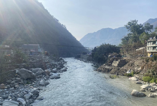 साँघुरिदै कालीगण्डकी नदी, हराउँदै मौलिक स्वरुप