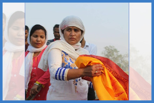 सडक महिलाकी साझा आमा कल्पना