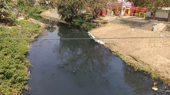 नेपालगञ्जमा १५ वर्षपछि नालाको फोहर हटाइयो