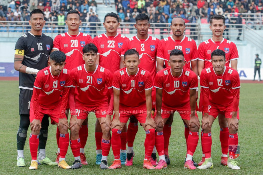 नेपालको फिफा वरीयतामा एक अंक सुधार