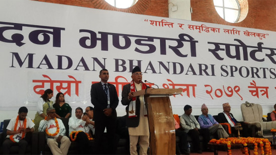 'खेलकुदले शारीरिक स्वस्थ्य मात्रै होइन राजनीतिक संस्कारसमेत सिकाउछ'
