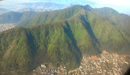 काठमाडौं रानीवन आसपासको दृष्य