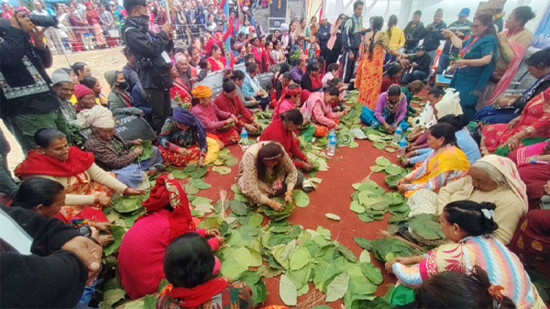 ताप्लेजुङमा टपरी गाँस्ने प्रतियोगिता