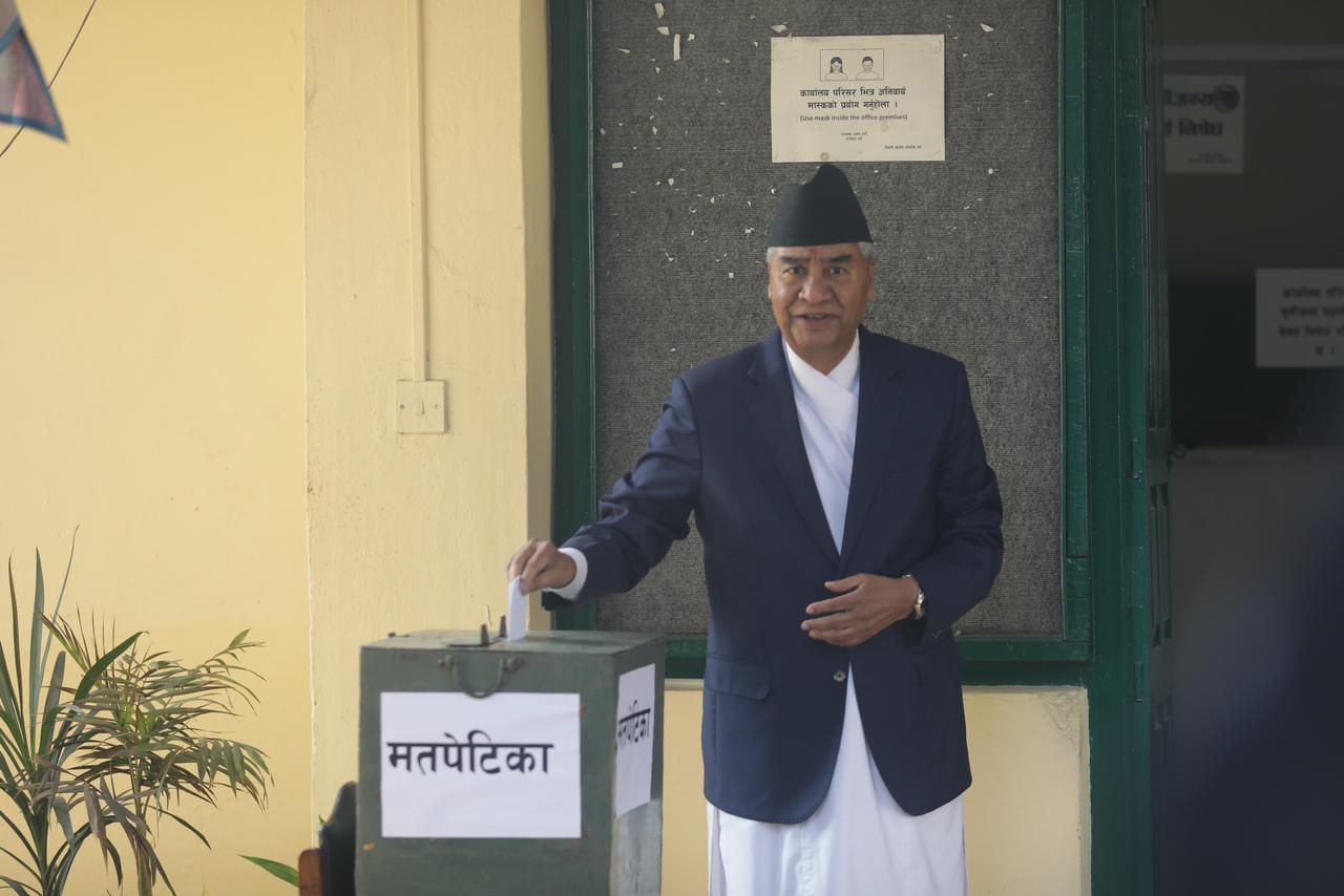 कांग्रेस संसदीय दलको मतदान [तस्बिरहरू]