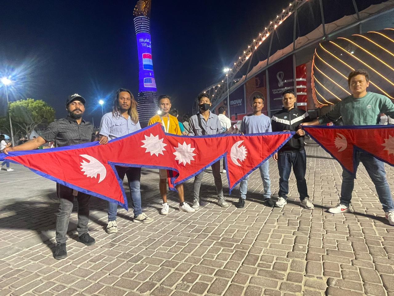 कोकाकोलाद्वारा कतारमा रहेका नेपाली कामदारलाई विश्वकप हेर्ने अवसर