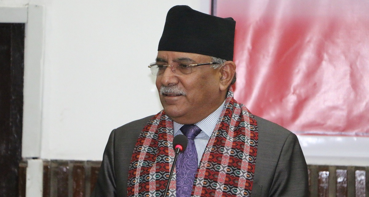 बूढीगण्डकी जलविद्युत् आयोजना शीघ्र अगाडि बढाउँछौं: प्रधानमन्त्री दाहाल