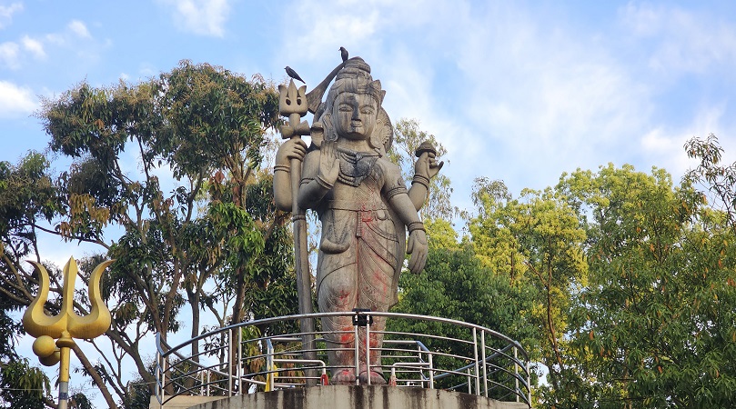 एउटै ढुंगाले बनेको अर्ध नारेश्वर