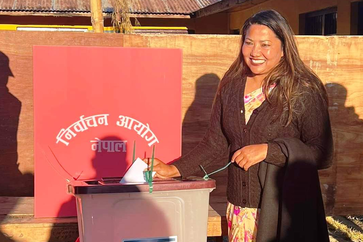 रामकुमारीले गरिन् मतदान