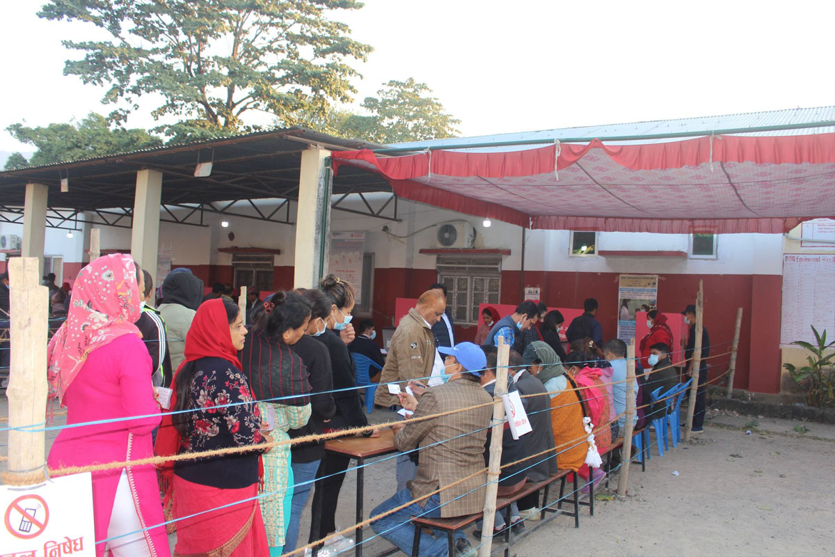 रुपन्देहीमा मतदान उत्साहजनक