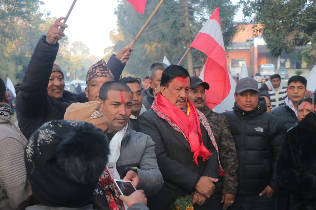 काठमाडौं १० मा कांग्रेस उम्मेदवार राजेन्द्रकुमार केसी निर्वाचित