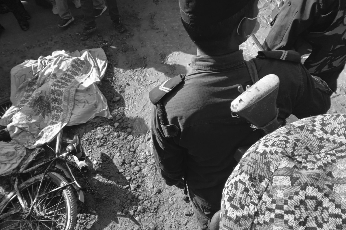 धनगढीमा ग्रेडरको ठक्करबाट विद्यार्थीको मृत्यु
