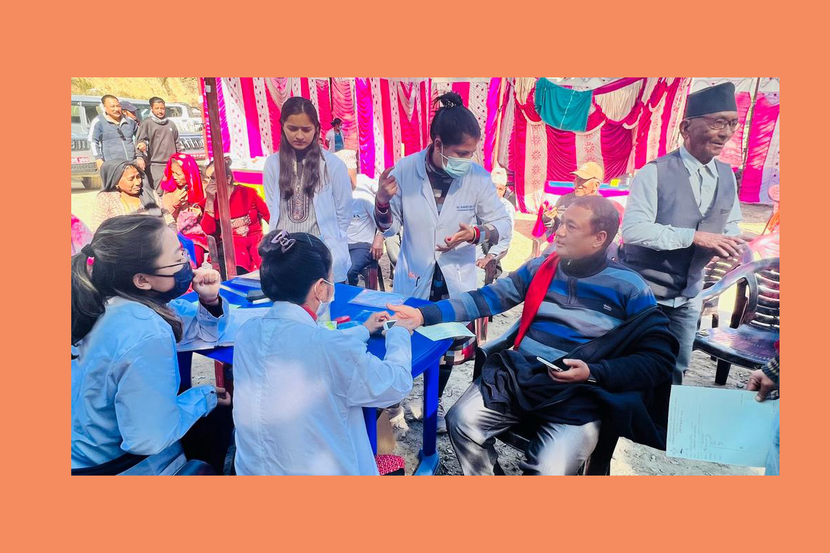 रिद्धिसिद्धि सिमेन्टको एक दिने निःशुल्क स्वास्थ्य शिविर
