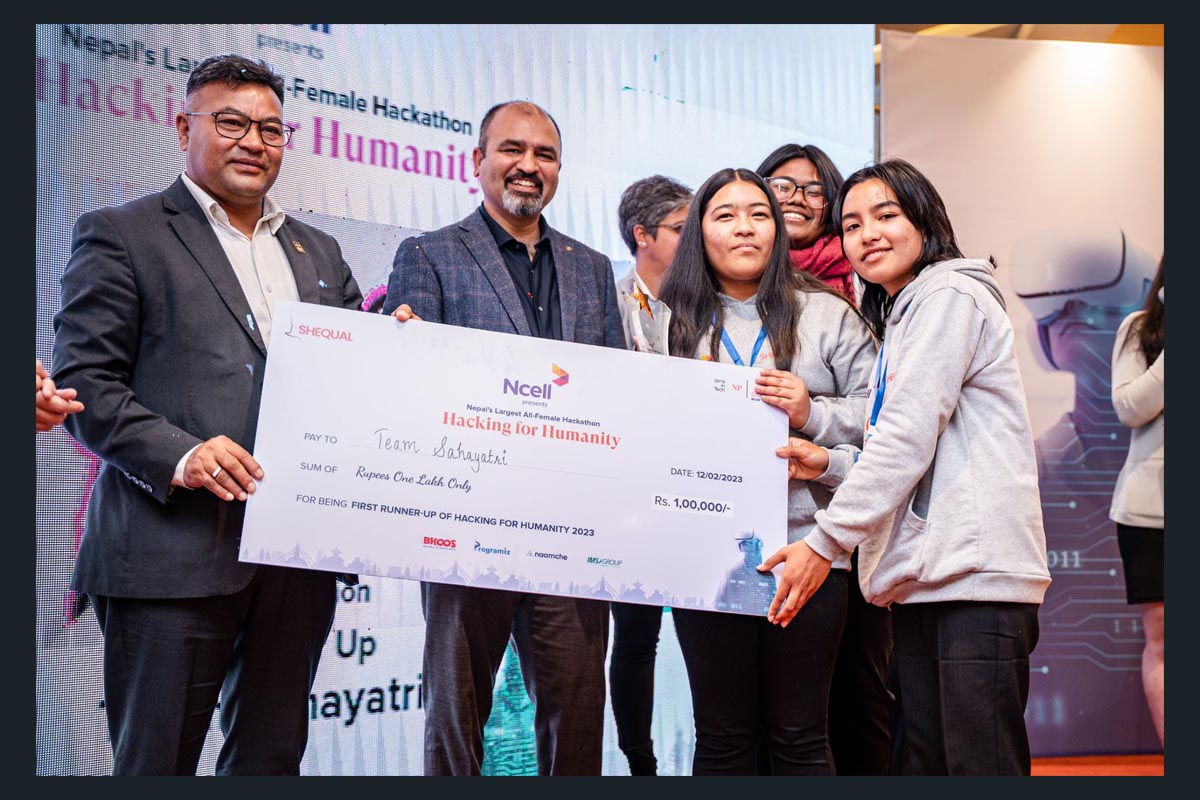 एनसेलको सहकार्यमा सिक्वल फाउन्डेसनको ‘ह्‍याकिङ फर ह्‍युम्यानिटी’ कोड क्राफ्टर्सले जित्यो