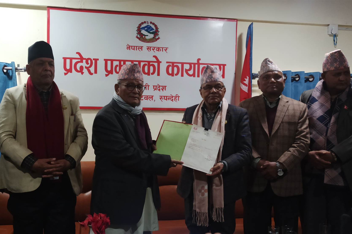 लुम्बिनीको मुख्यमन्त्रीमा एमालेका गिरी नियुक्त