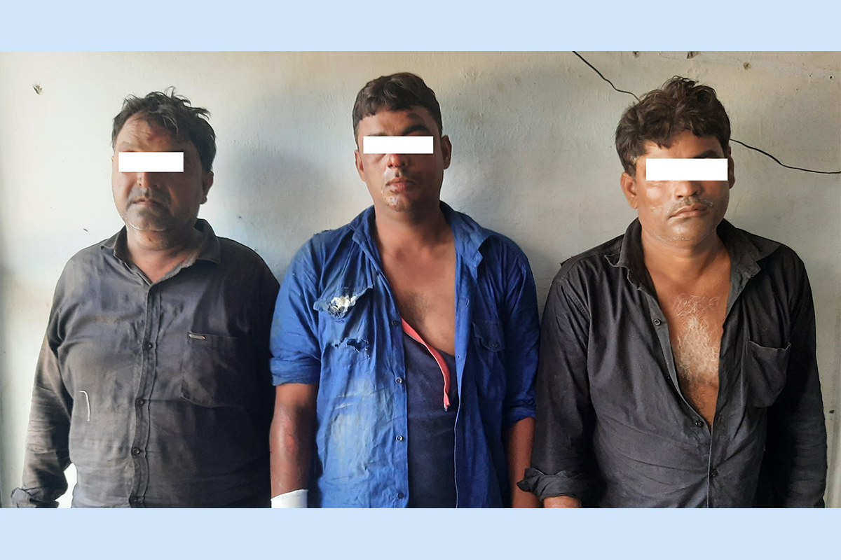 लुम्बिनीमा गोरुसँग मोटरसाइकल ठोक्किँदा हतियारधारी समातिए