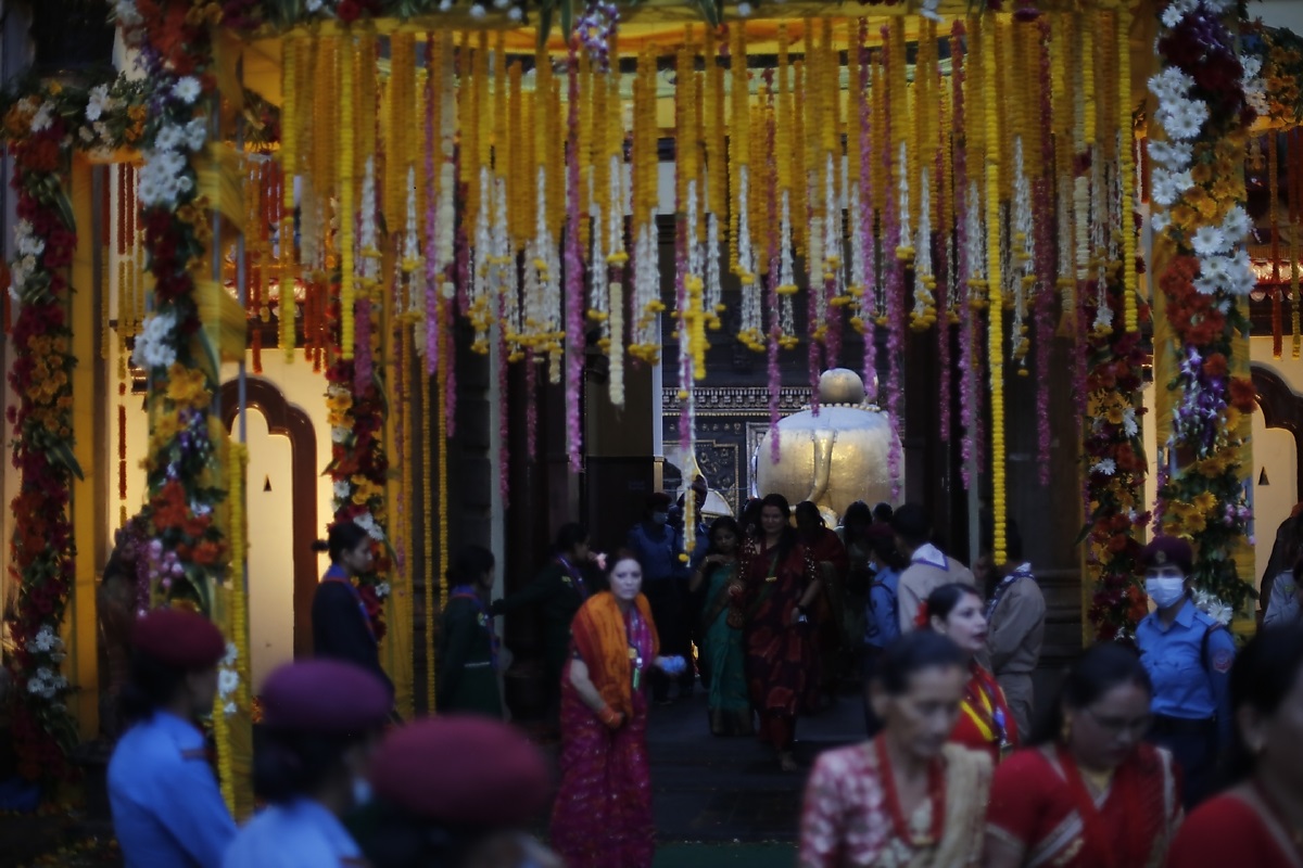 तस्बिरमा हेर्नुहोस् पशुपतिमा तिजको चहलपहल