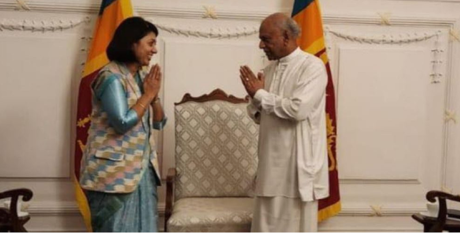 परराष्ट्रमन्त्री राई र श्रीलङ्काका प्रधानमन्त्रीबीच शिष्टाचार भेट