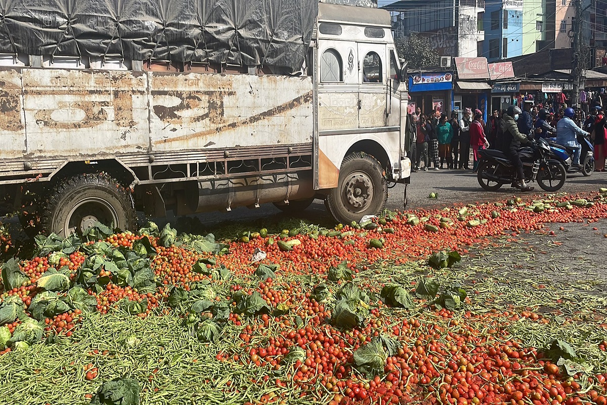 किसानले बजार भाउ नपाउँदाको पीडा सडकमा पोखिएपछि माग सम्बोधन गर्न प्रधानमन्त्रीले गुहारे कृषिमन्त्री