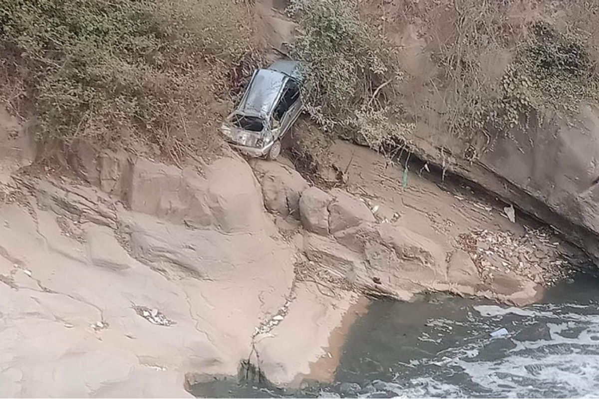 चोभारमा कार खसेको तीन दिनपछि भेटियो बेपत्ताको शव