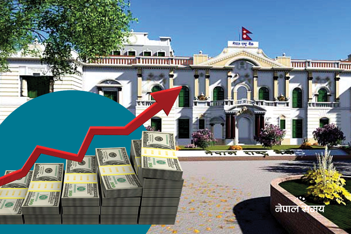 अकासिँदै डलरको भाउ, १ डलर किन्न १३२ रुपैयाँ तिर्नुपर्ने