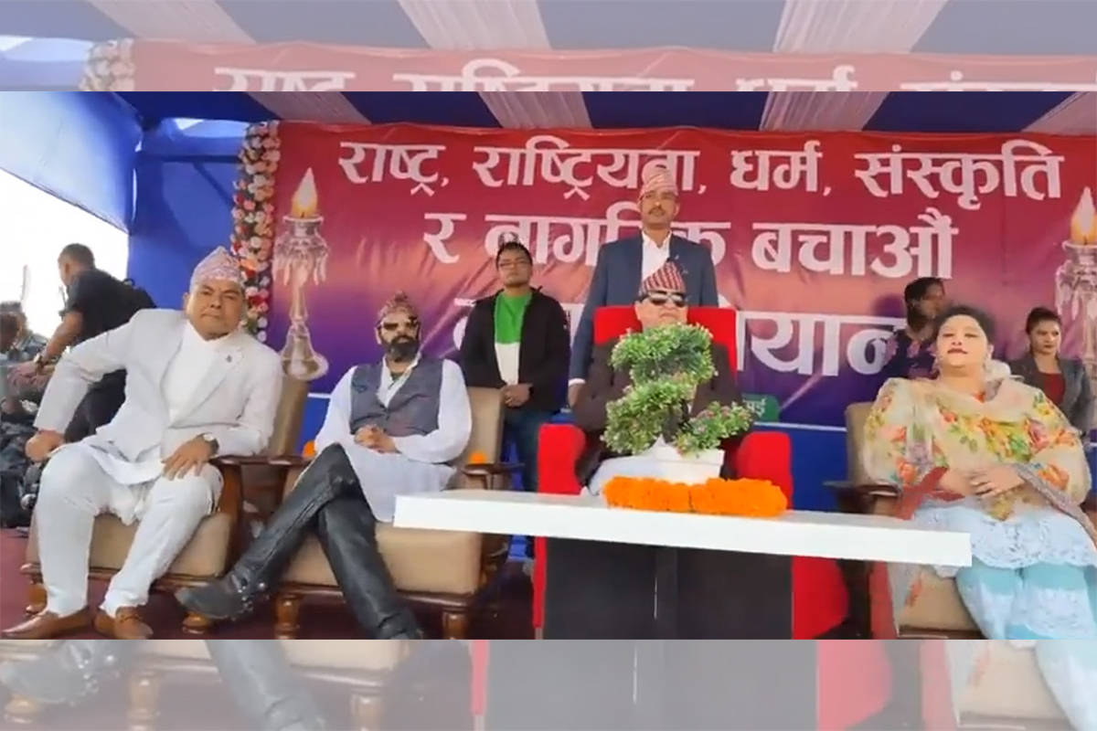 पूर्वराजपरिवारलाई साक्षी राखेर 'ओलीभक्त' प्रसाईंले थाले महाअभियान