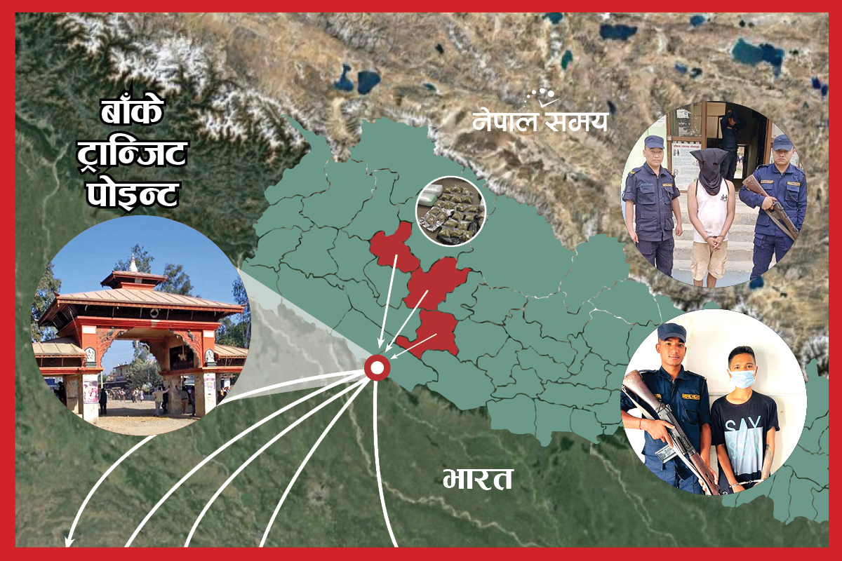 बाँकेमा नियन्त्रणबाहिर लागु औषध : सीमानाकादेखि गाउँघरसम्म फुक्काफाल कारोबार