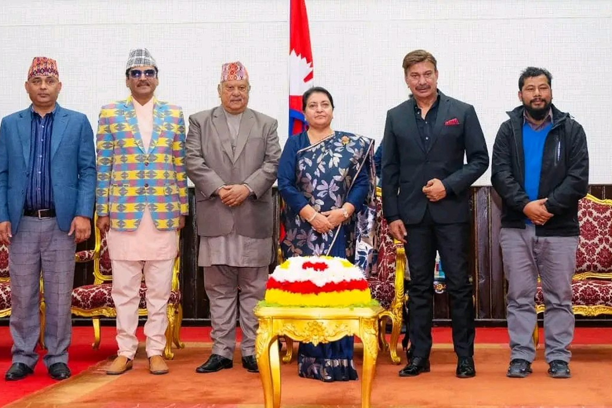 राष्ट्रपति भण्डारीलाई चलचित्रकर्मीले सुनाए आफ्ना समस्या