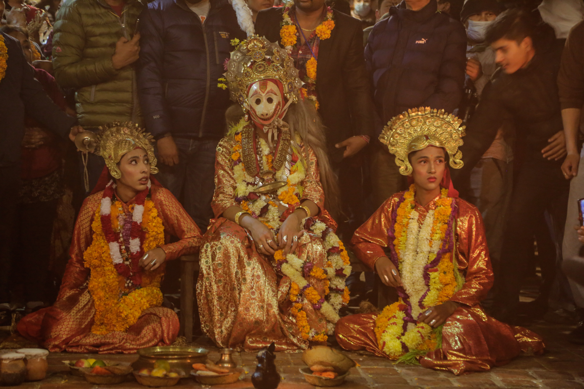 पाटनमा कात्तिक नाचको रौनक [तस्बिरहरू]