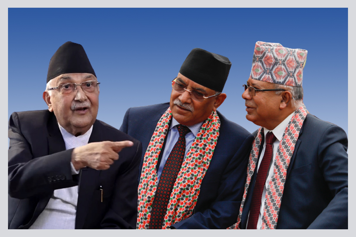 राष्ट्रपतिमा 'ओलीटिक्स' : प्रचण्डलाई जसरी नै नेपाललाई गलाउने