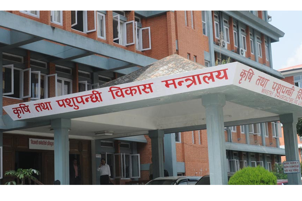 कृषि मन्त्रालयले तयार गर्‍यो आत्मनिर्भरता कार्यक्रमको कार्यविधि