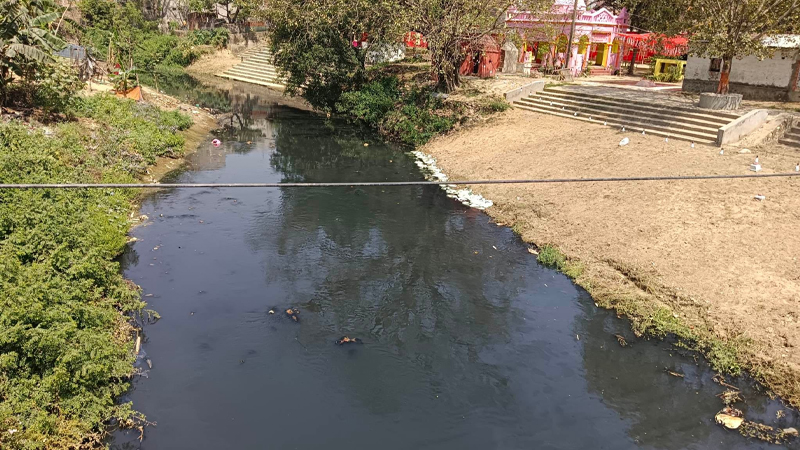 नेपालगञ्जमा १५ वर्षपछि नालाको फोहर हटाइयो