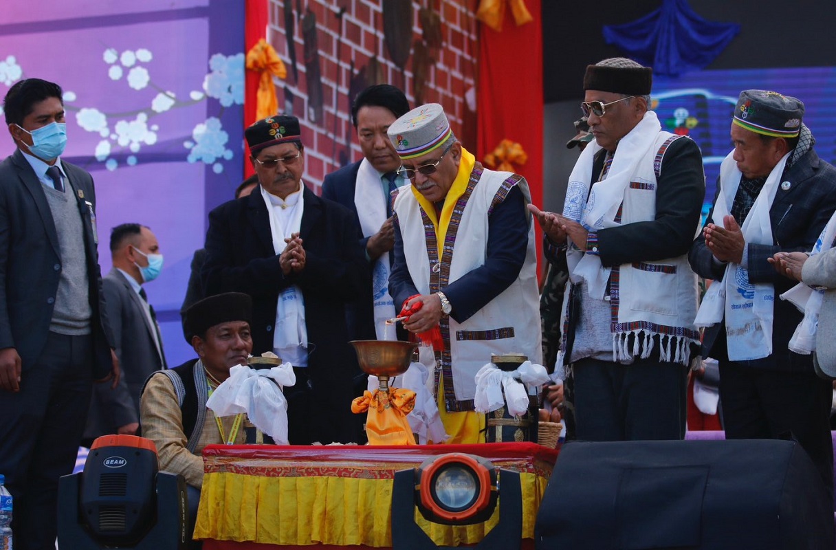 सभ्यता र संस्कृतिमा नेपाल विश्वमै वैभवशाली छ : प्रधानमन्त्री दाहाल