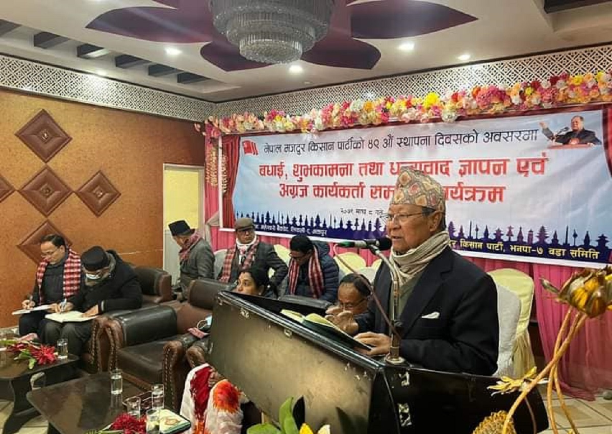 प्रमुख प्रतिपक्षी दलको दाबी सुविधाको लागि होइन : नारायणमान विजुक्छें