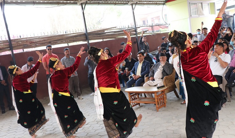 गीत, संगीत र नृत्यको उत्पत्ति नेपालमै भएको हो : अध्यक्ष ओली