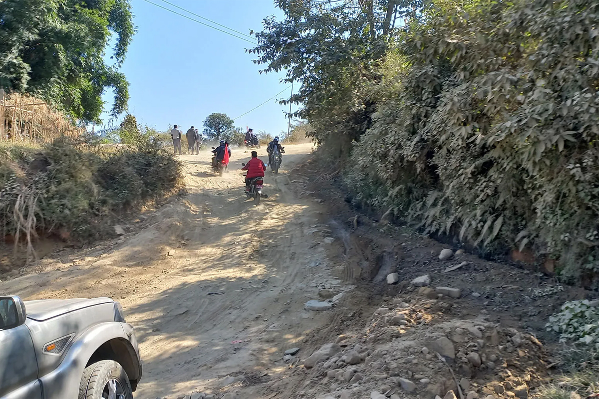 नवलपुर-पोखरा सडकको भौतिक प्रगति आठ प्रतिशत
