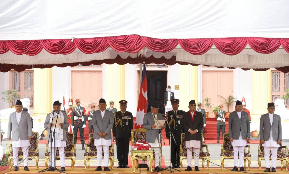 उपराष्ट्रपतिले लिए पद तथा गोपनीयताको शपथ