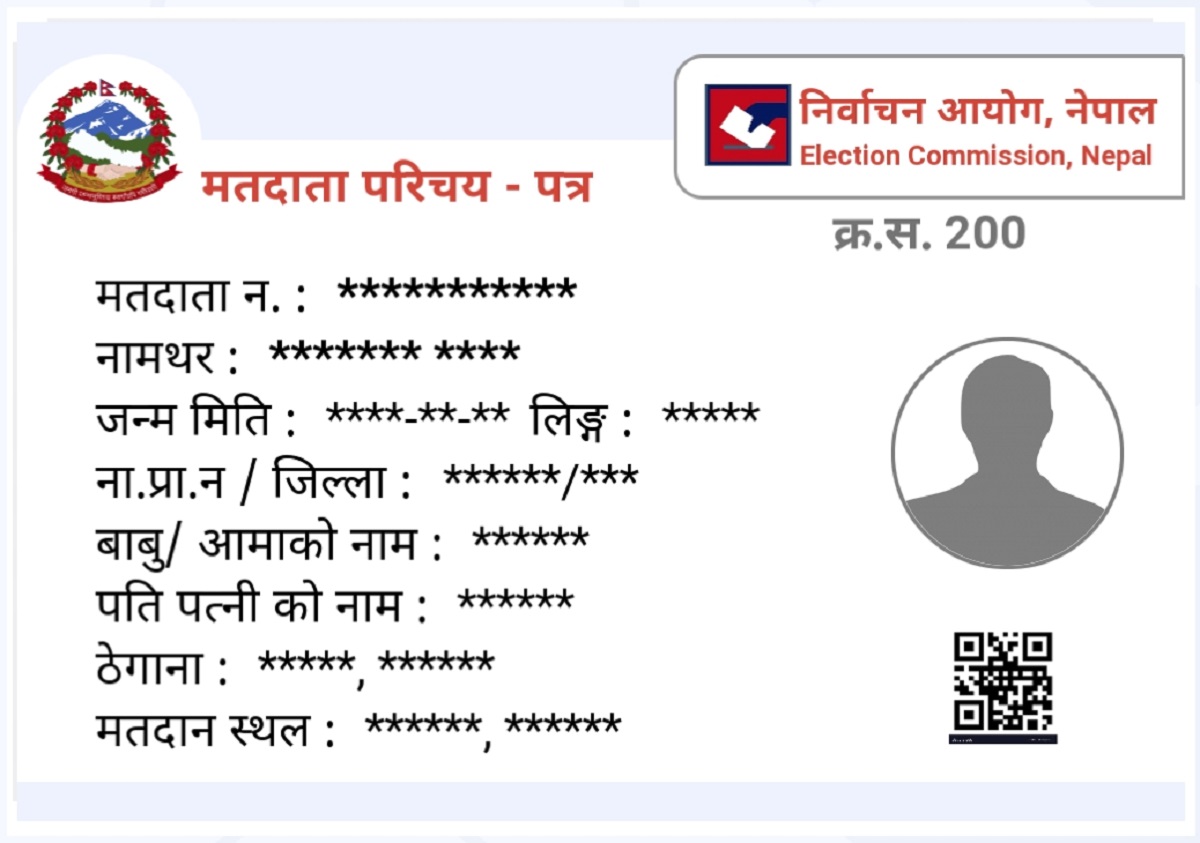 मतदाता परिचयपत्र हराए के लिएर जाने भोट हाल्न?