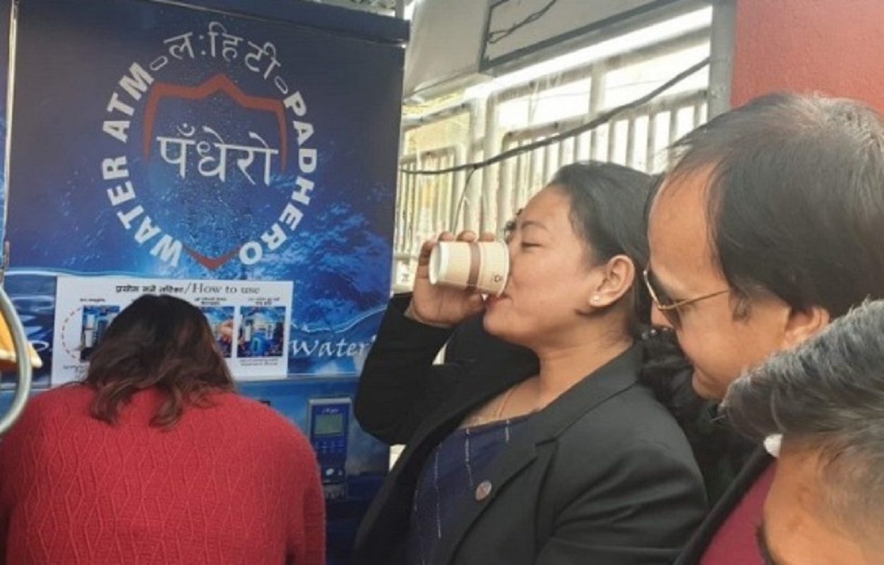 उपत्यकामा वाटर एटीएमको प्रयोग बढ्दो